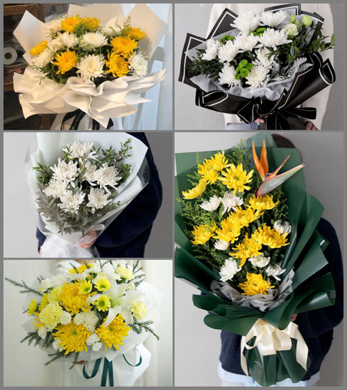 广东揭阳市揭东区新亨镇秋江村白事花束代送